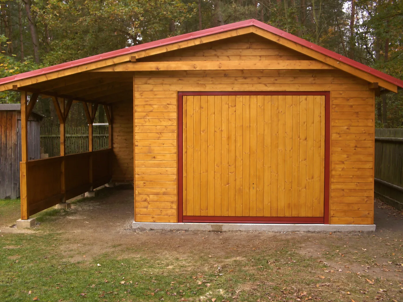 Dřevěná zahradní stavba